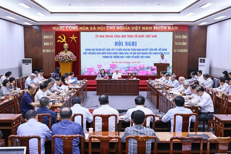 Hơn 51 triệu ý kiến góp ý sửa đổi, bổ sung Hiến pháp năm 2013 trong hệ thống MTTQ Việt Nam